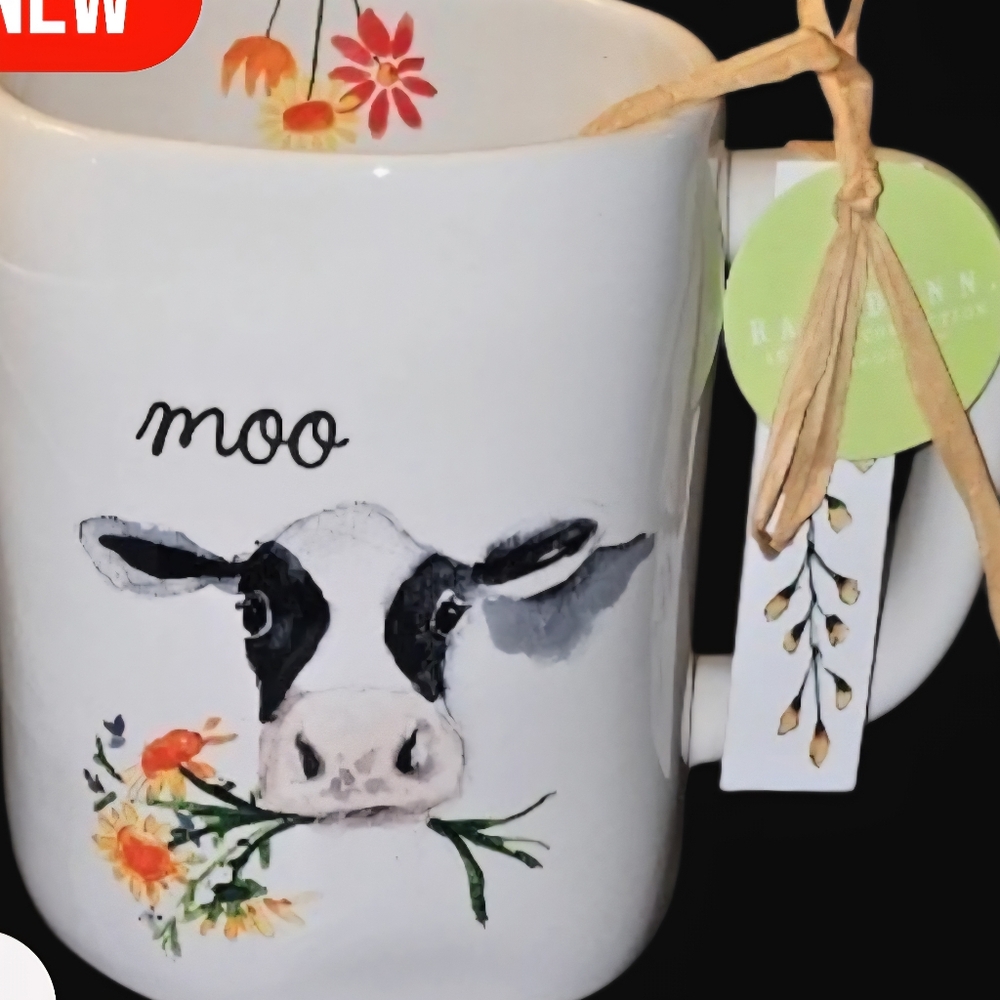 Rae Dunn MOO mug Nwot
